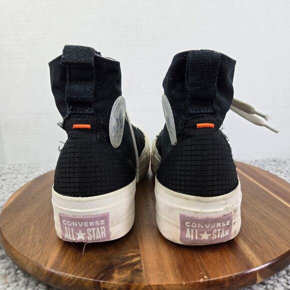 Converse CTAS Platform High Future Utility Black Casual Y2K Sneaker Womens 8 - Picture 2 of 14